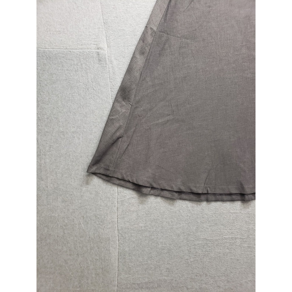 Abercrombie & Fitch Women Flare Skirt LT Gray High Waist Pull On Summer Casual - Picture 4 of 16